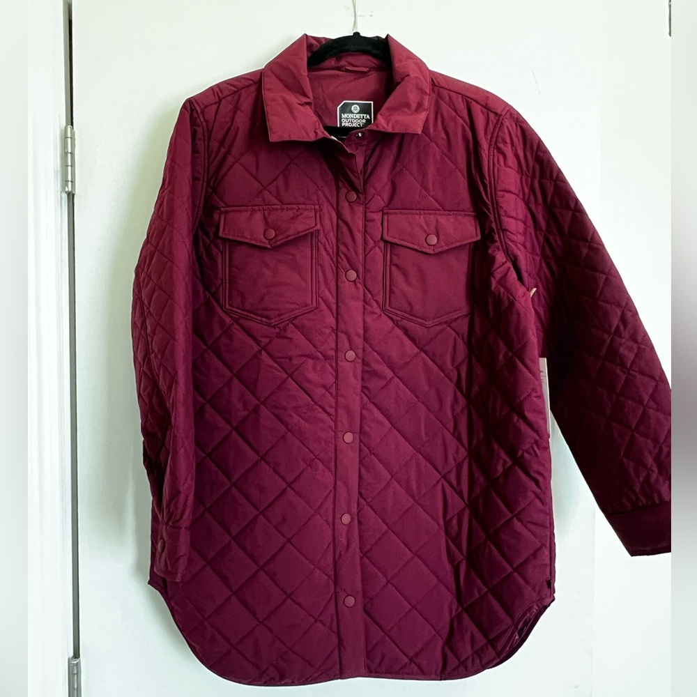 Mondetta Outdoor Project Quilted Shirt Jacket, NWT